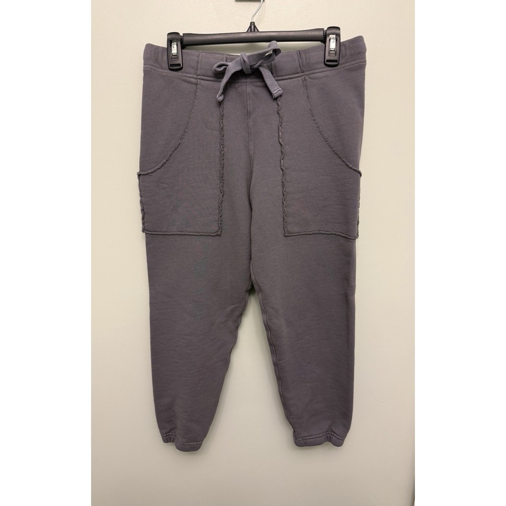 FRANK & EILEEN Drawstring Eamon Jogger Sweatpants Womens Size XS Gray Purple EUC - Picture 1 of 11
